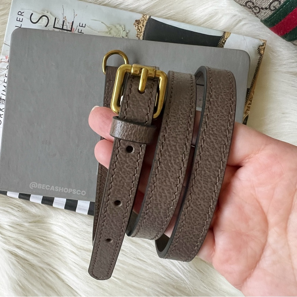 Genuine Leather Crossbody Shoulder Strap Replacement For Gucci Ophidia Bag - Picture 3 of 9
